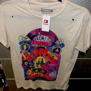 Buckle Led Zeppelin band top small NWT